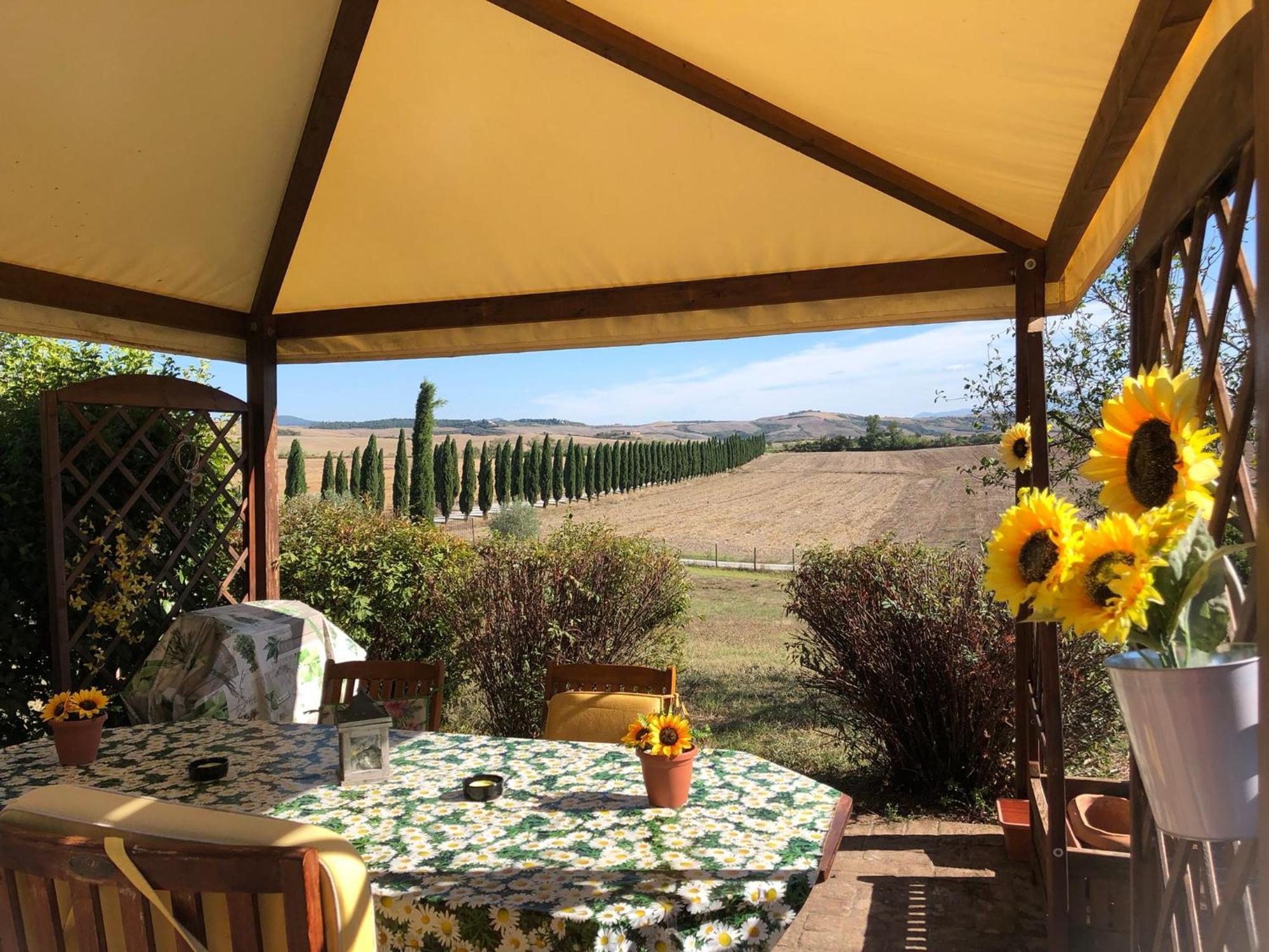 Casa Country House Girasole Vakantie Huis-Wakacje Huis Asciano Exteriér fotografie