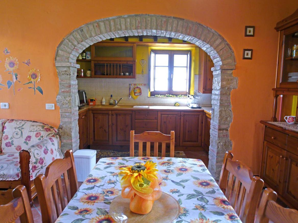 Casa Country House Girasole Vakantie Huis-Wakacje Huis Asciano Exteriér fotografie